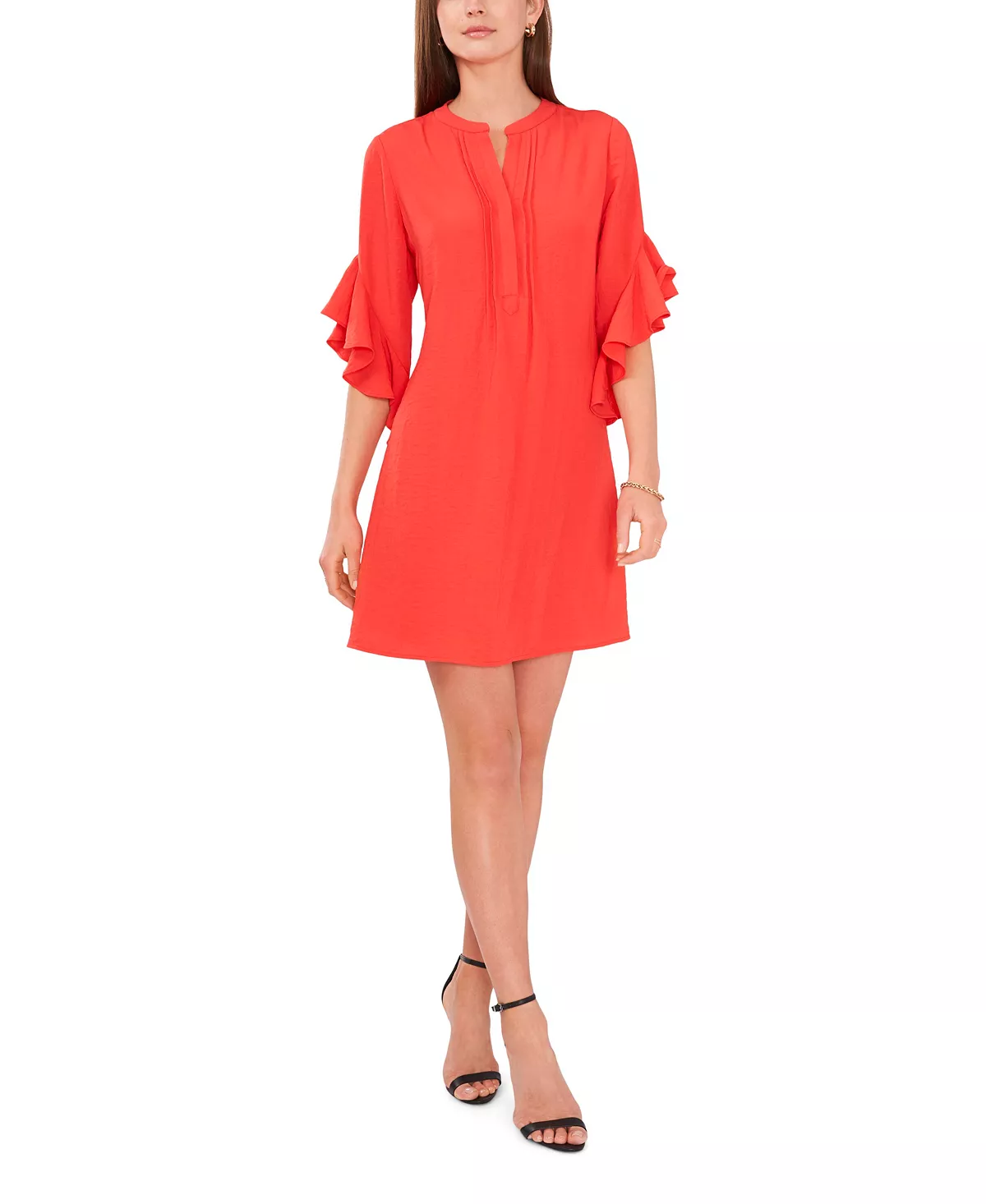 Vince Camuto Women's Ruffle-Sleeve Dress 8 Vince Camuto Women's Ruffle-Sleeve Dress - Image 6