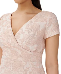 Adrianna Papell Women's Jacquard Cocktail Dress 8 Adrianna Papell Women's Jacquard Cocktail Dress -Clothing Shop 22294228 fpx