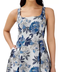 Adrianna Papell Women's Jacquard Midi Dress 12 Adrianna Papell Women's Jacquard Midi Dress -Clothing Shop 22294275 fpx