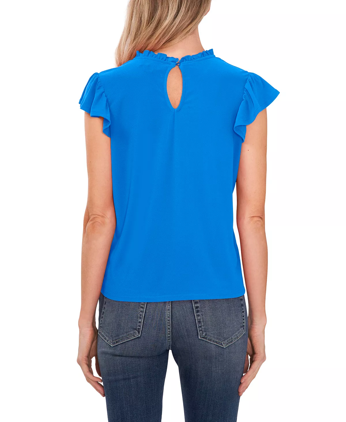 CeCe Women's Flutter-Sleeve Knit Top 4 CeCe Women's Flutter-Sleeve Knit Top - Image 2