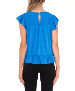 CeCe Women's Smocked-Yoke Knit Top -Clothing Shop 22296802 fpx