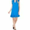 CeCe Women's Ruffled Tie-Neck Dress -Clothing Shop 22296805 fpx