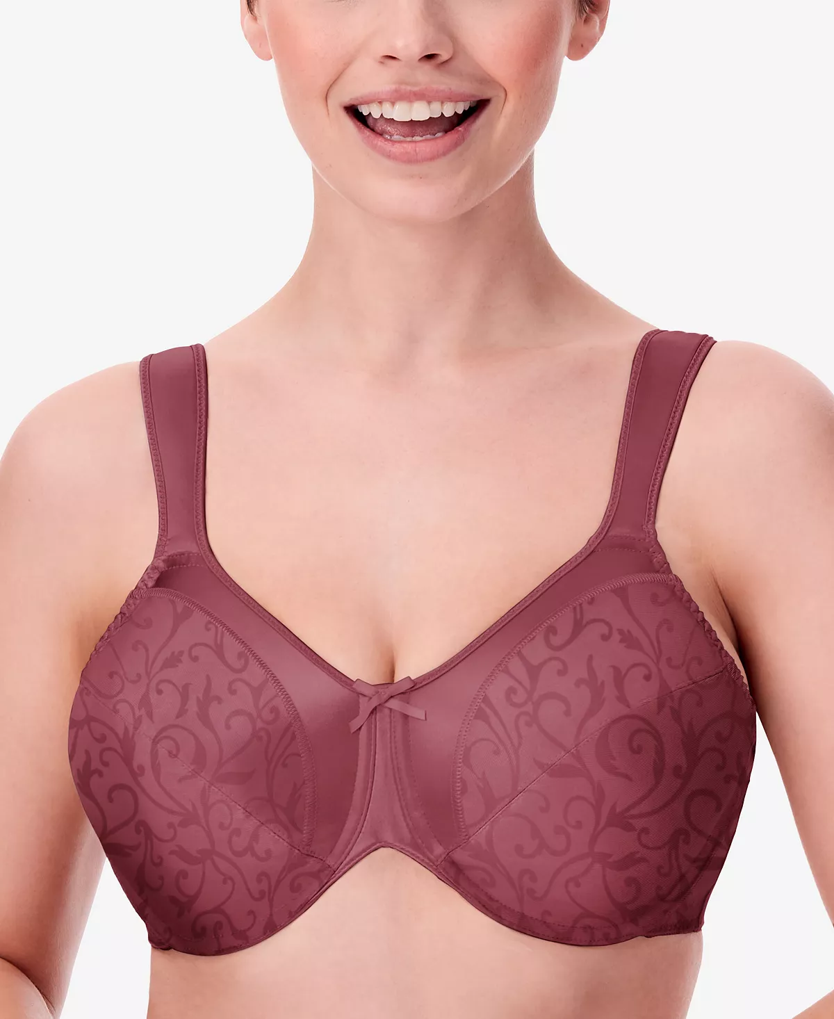 Bali Minimizer Satin Tracings Comfort Strap Underwire Bra 3562 12 Bali Minimizer Satin Tracings Comfort Strap Underwire Bra 3562 - Image 10
