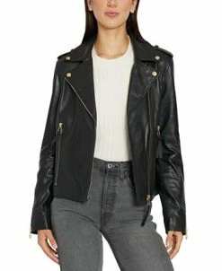 Sam Edelman Women's Leather Moto Jacket 18 Sam Edelman Women's Leather Moto Jacket -Clothing Shop 22336302 fpx