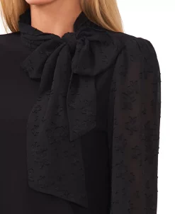 CeCe Women's Floral-Jacquard Long-Sleeve Knit Top 8 CeCe Women's Floral-Jacquard Long-Sleeve Knit Top -Clothing Shop 22336591 fpx