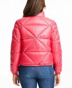 Vince Camuto Women's Shine Hooded Cropped Puffer Coat -Clothing Shop 22337283 fpx