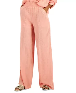 INC International Concepts Women's Pull-On Patch Pocket Wide-Leg Pants, Created For Macy's 15 INC International Concepts Women's Pull-On Patch Pocket Wide-Leg Pants, Created For Macy's -Clothing Shop 22360011 fpx
