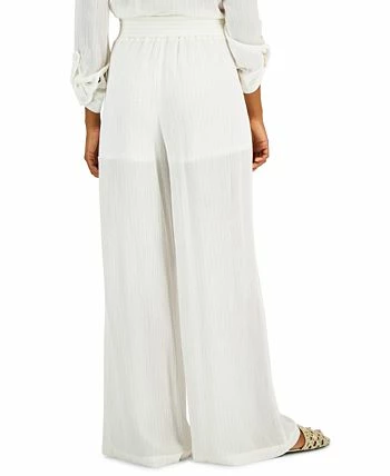 INC International Concepts Women's Pull-On Patch Pocket Wide-Leg Pants, Created For Macy's 4 INC International Concepts Women's Pull-On Patch Pocket Wide-Leg Pants, Created For Macy's - Image 2