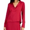 Donna Karan Women's V-Neck Tapered Hem Tunic 1 Donna Karan Women's V-Neck Tapered Hem Tunic -Clothing Shop 22364314 fpx