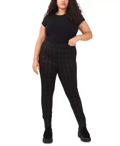 Vince Camuto Plus Size Plaid Leggings -Clothing Shop 22370963 fpx