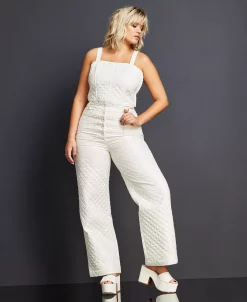 Royalty By Maluma Women's Quilted Button-Fly Pants, Created For Macy's -Clothing Shop 22394771 fpx