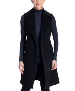 Michael Kors Women's Double-Face Belted Vest -Clothing Shop 22457969 fpx