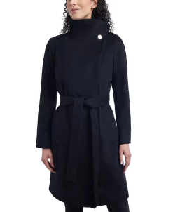 Michael Kors Women's Asymmetric Belted Wrap Coat, Created For Macy's 15 Michael Kors Women's Asymmetric Belted Wrap Coat, Created For Macy's -Clothing Shop 22474849 fpx