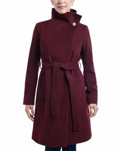 Michael Kors Women's Asymmetric Belted Wrap Coat, Created For Macy's 13 Michael Kors Women's Asymmetric Belted Wrap Coat, Created For Macy's -Clothing Shop 22474854 fpx