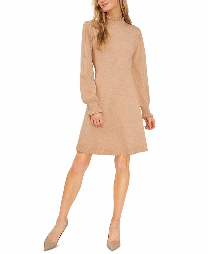 CeCe Women's Mock Neck Sweater Dress 3 CeCe Women's Mock Neck Sweater Dress
