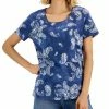 Karen Scott Women's Paisley-Print Relaxed Scoop-Neck Top, Created For Macy's 1 Karen Scott Women's Paisley-Print Relaxed Scoop-Neck Top, Created For Macy's -Clothing Shop 22514334 fpx
