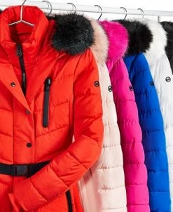 Michael Kors Women's Faux-Fur-Trim Hooded Puffer Coat, Created For Macy's -Clothing Shop 22523115 fpx