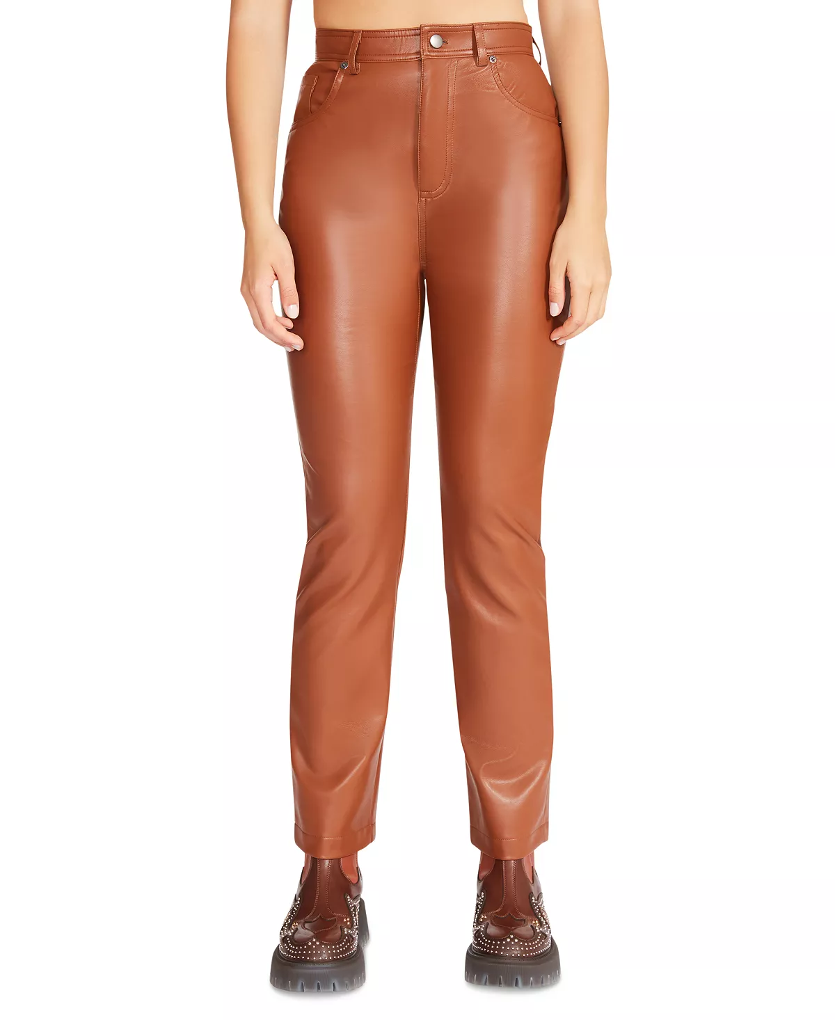 Steve Madden Women's Josie Faux-Leather Pants 6 Steve Madden Women's Josie Faux-Leather Pants - Image 4