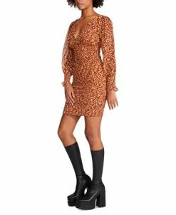 Steve Madden Women's Printed Carly Smocked Dress -Clothing Shop 22523254 fpx