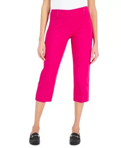JM Collection Embellished Pull-On Capri Pants, Created For Macy's -Clothing Shop 22534825 fpx