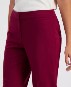 Bar III Women's Bi-Stretch Mid-Rise Ankle Pants, Created For Macy's -Clothing Shop 22542333 fpx