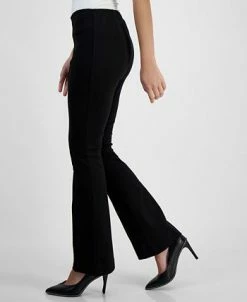 Bar III Women's Pull-On High-Rise Flare-Leg Pants, Created For Macy's -Clothing Shop 22542395 fpx