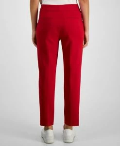 Bar III Women's Straight-Leg Mid-Rise Ankle Pants, Created For Macy's 8 Bar III Women's Straight-Leg Mid-Rise Ankle Pants, Created For Macy's -Clothing Shop 22542456 fpx
