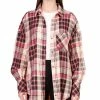 Sanctuary Women's Plaid-Print Drop-Shoulder Tunic Shirt -Clothing Shop 22554907 fpx