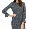 Kasper Women's Printed Boat-Neck Bell-Sleeve Top -Clothing Shop 22564320 fpx