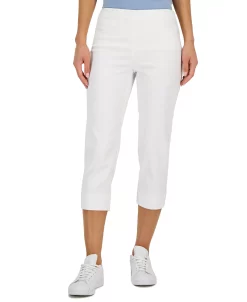 Charter Club Women's Jacquard Pull-On Capris Pants, Created For Macy's 11 Charter Club Women's Jacquard Pull-On Capris Pants, Created For Macy's -Clothing Shop 22568366 fpx