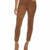 Tommy Hilfiger Faux Suede Mid Rise Skinny Ankle Pants -Clothing Shop 22584026 fpx