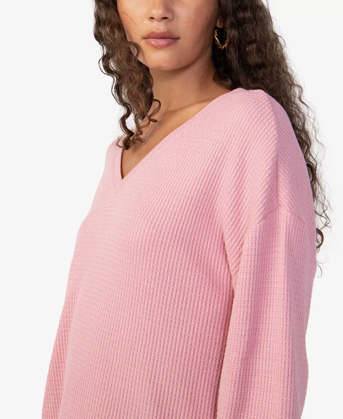 Sanctuary Women's Highline Waffle-Knit Top 5 Sanctuary Women's Highline Waffle-Knit Top - Image 3