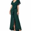 Adrianna Papell Ruffled High-Low Gown -Clothing Shop 22629410 fpx