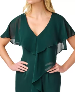 Adrianna Papell Ruffled High-Low Gown -Clothing Shop 22629412 fpx