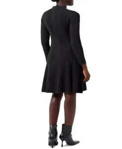 French Connection Women's Mari Ribbed Long-Sleeve Dress 6 French Connection Women's Mari Ribbed Long-Sleeve Dress -Clothing Shop 22636176 fpx