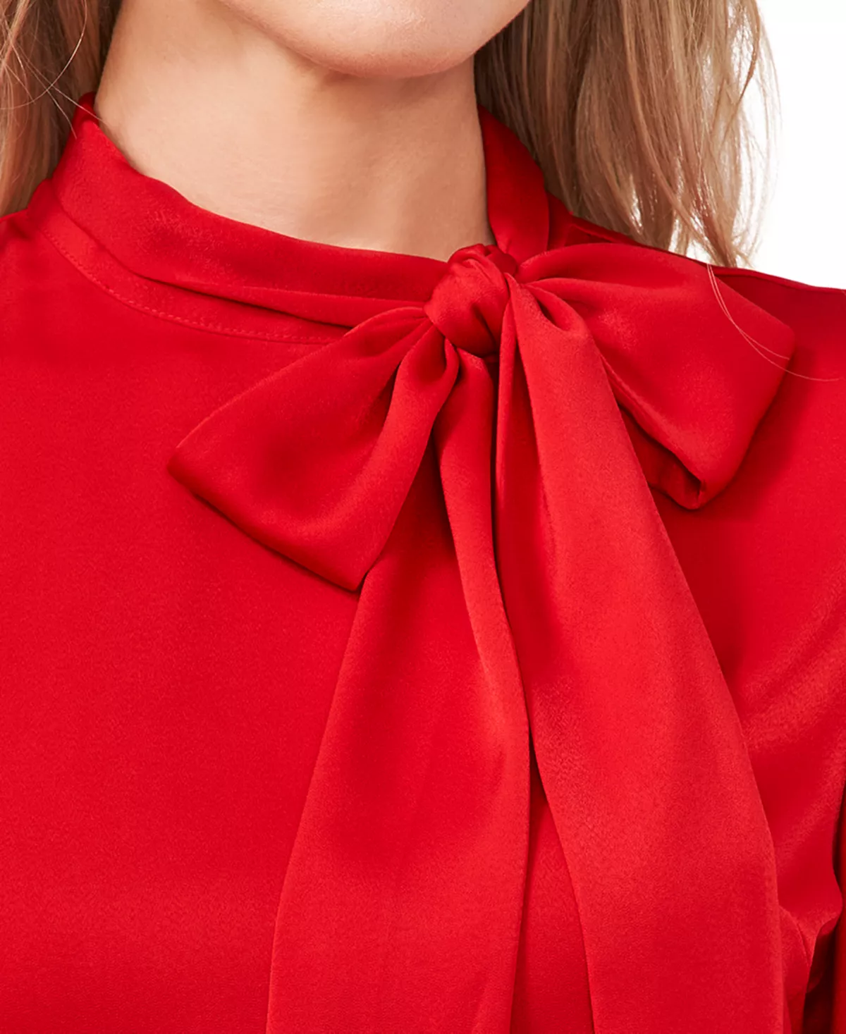 CeCe Tie-Neck Peplum Hem Blouse 8 CeCe Tie-Neck Peplum Hem Blouse - Image 6