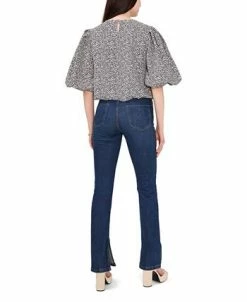 Vince Camuto Women's 3/4 Bubble Sleeve Tie Front Blouse -Clothing Shop 22690949 fpx