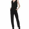 Black Tape Women's Embellished Belted Faux-Wrap Jumpsuit -Clothing Shop 22719424 fpx