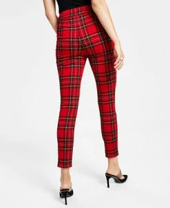 Bar III Women's Plaid High Rise Pull-On Leggings, Created For Macy's 9 Bar III Women's Plaid High Rise Pull-On Leggings, Created For Macy's -Clothing Shop 22719832 fpx