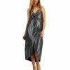 Bar III Women's Shimmering Metallic Faux-Wrap Style Dress, Created For Macy's 1 Bar III Women's Shimmering Metallic Faux-Wrap Style Dress, Created For Macy's -Clothing Shop 22723421 fpx
