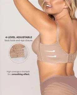 Leonisa Women's Back Smoothing Bra With Soft Full Coverage Cups 12 Leonisa Women's Back Smoothing Bra With Soft Full Coverage Cups -Clothing Shop 22729206 fpx