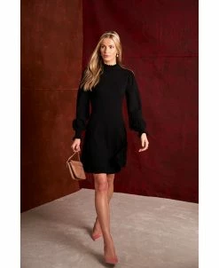 CeCe Women's Mock Neck Sweater Dress 12 CeCe Women's Mock Neck Sweater Dress -Clothing Shop 22729309 fpx