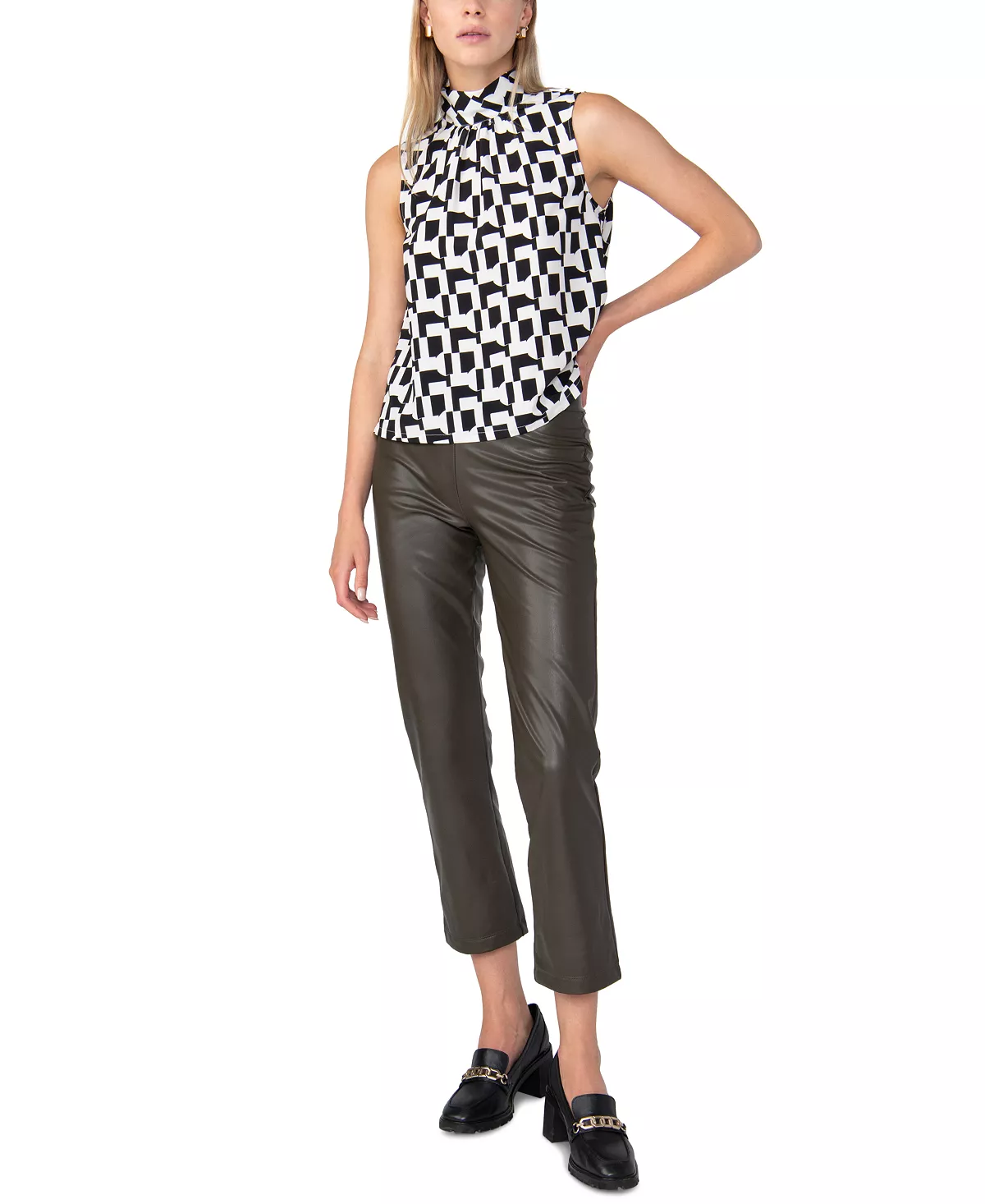 Sanctuary Women's Carnaby Faux-Leather Cropped Leggings 8 Sanctuary Women's Carnaby Faux-Leather Cropped Leggings - Image 6