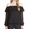 Michael Kors Women's Clip-Dot Off-The-Shoulder Top, Regular & Petite -Clothing Shop 22732716 fpx