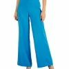 Anne Klein Montreal Satin High-Rise Side-Zip Wide-Leg Pants -Clothing Shop 22733307 fpx
