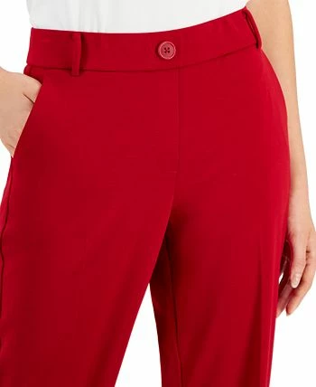 Kasper Women's Faux-Fly Pull-On Wide-Leg Pants 4 Kasper Women's Faux-Fly Pull-On Wide-Leg Pants - Image 2