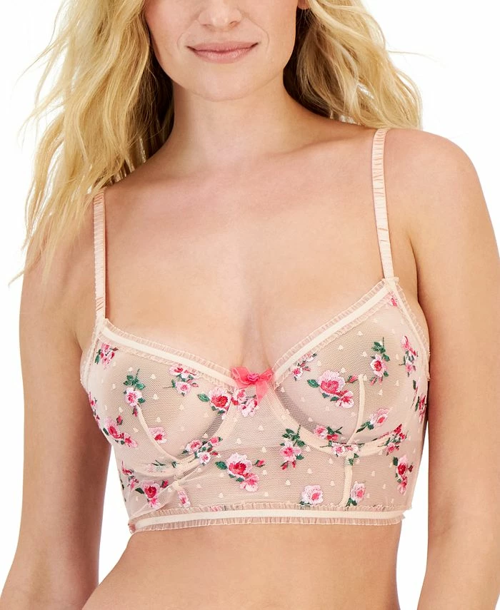 INC International Concepts Women's Rose Embroidered Bustier, Created For Macy's 3 INC International Concepts Women's Rose Embroidered Bustier, Created For Macy's