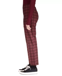 Sanctuary Carnaby Cotton Plaid Kick Crop Pants -Clothing Shop 22795220 fpx