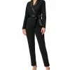 Adrianna Papell Women's Sequined-Collar Tuxedo Jumpsuit 1 Adrianna Papell Women's Sequined-Collar Tuxedo Jumpsuit -Clothing Shop 22801037 fpx