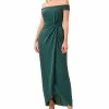 Adrianna Papell Women's Glitter Knot-Front Dress 2 Adrianna Papell Women's Glitter Knot-Front Dress -Clothing Shop 22801309 fpx